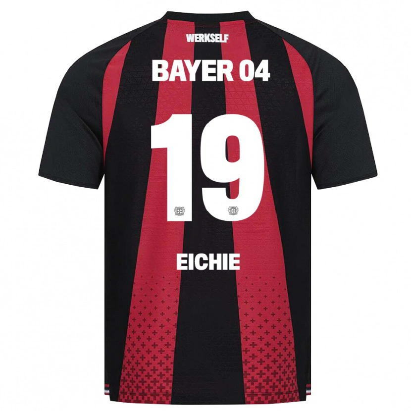 Danxen Kvinder Isaiah Eichie #19 Sort Hvid Rød Hjemmebane Spillertrøjer 2026/27 Trøje T-Shirt