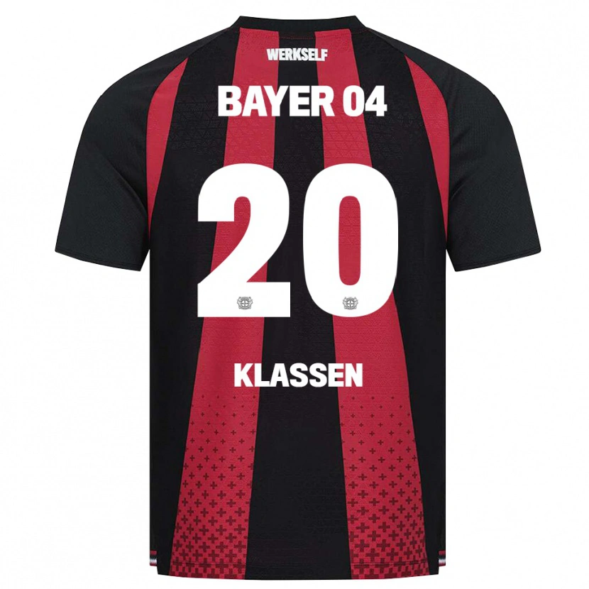 Danxen Kvinder Ole Klaßen #20 Sort Hvid Rød Hjemmebane Spillertrøjer 2026/27 Trøje T-Shirt