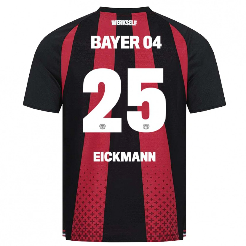 Danxen Kvinder Mia Eickmann #25 Sort Hvid Rød Hjemmebane Spillertrøjer 2026/27 Trøje T-Shirt