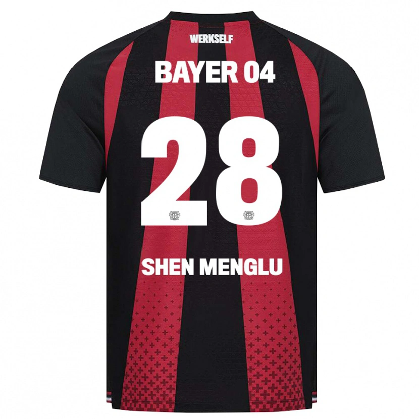 Danxen Kvinder Shen Menglu #28 Sort Hvid Rød Hjemmebane Spillertrøjer 2026/27 Trøje T-Shirt
