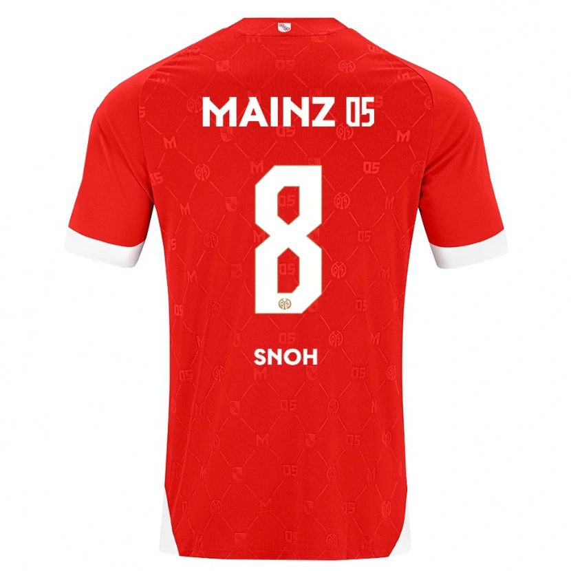 Danxen Kvinder Denton Snoh #8 Rød Hvid Hjemmebane Spillertrøjer 2026/27 Trøje T-Shirt