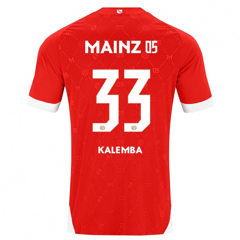 Danxen Kvinder Marcel Kalemba #33 Rød Hvid Hjemmebane Spillertrøjer 2026/27 Trøje T-Shirt