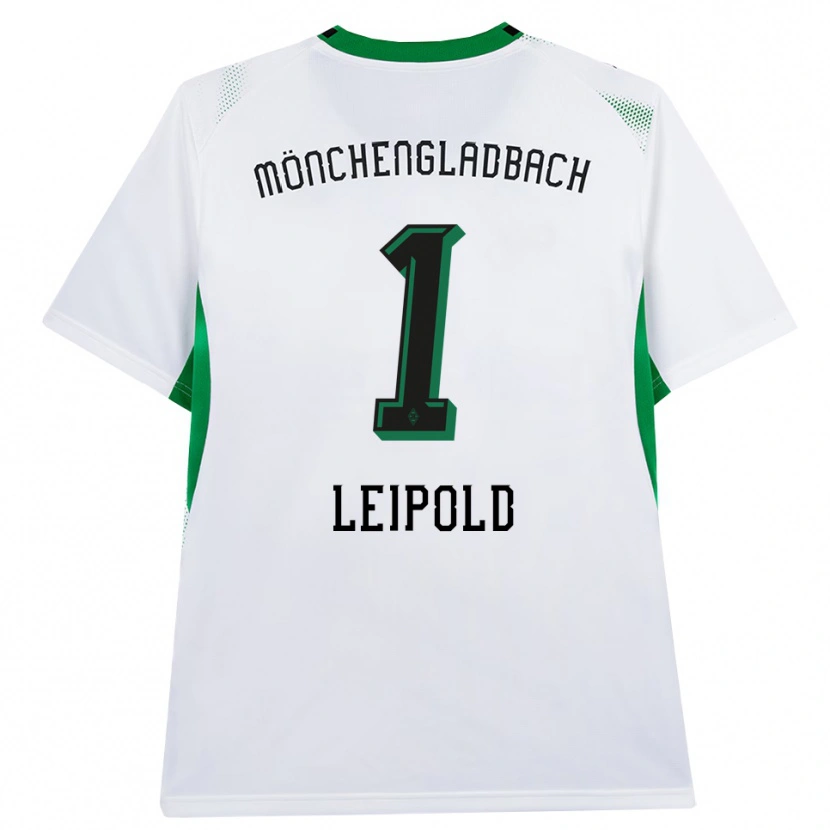 Danxen Kvinder Lasse Leipold #1 Hvid Sort Grøn Hjemmebane Spillertrøjer 2026/27 Trøje T-Shirt