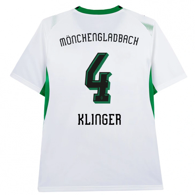 Danxen Kvinder Nina Klinger #4 Hvid Sort Grøn Hjemmebane Spillertrøjer 2026/27 Trøje T-Shirt