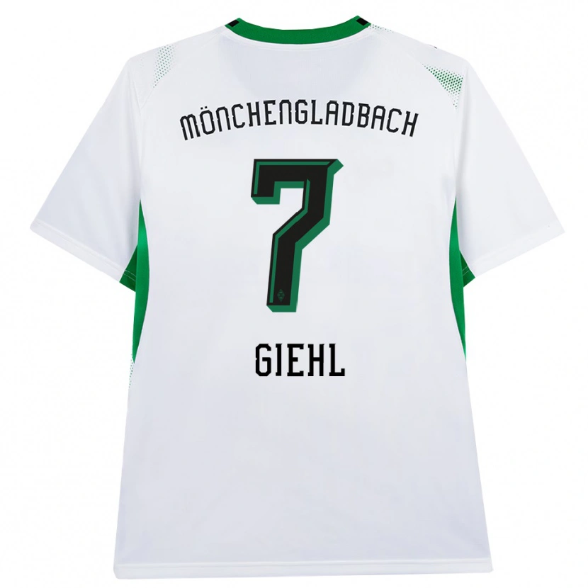 Danxen Kvinder Madita Giehl #7 Hvid Sort Grøn Hjemmebane Spillertrøjer 2026/27 Trøje T-Shirt