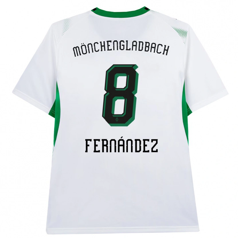 Danxen Kvinder Oriol Fernandez Berenguer #8 Hvid Sort Grøn Hjemmebane Spillertrøjer 2026/27 Trøje T-Shirt