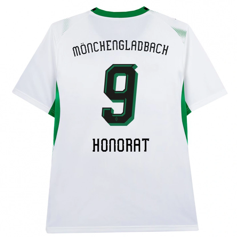 Danxen Kvinder Franck Honorat #9 Hvid Sort Grøn Hjemmebane Spillertrøjer 2026/27 Trøje T-Shirt