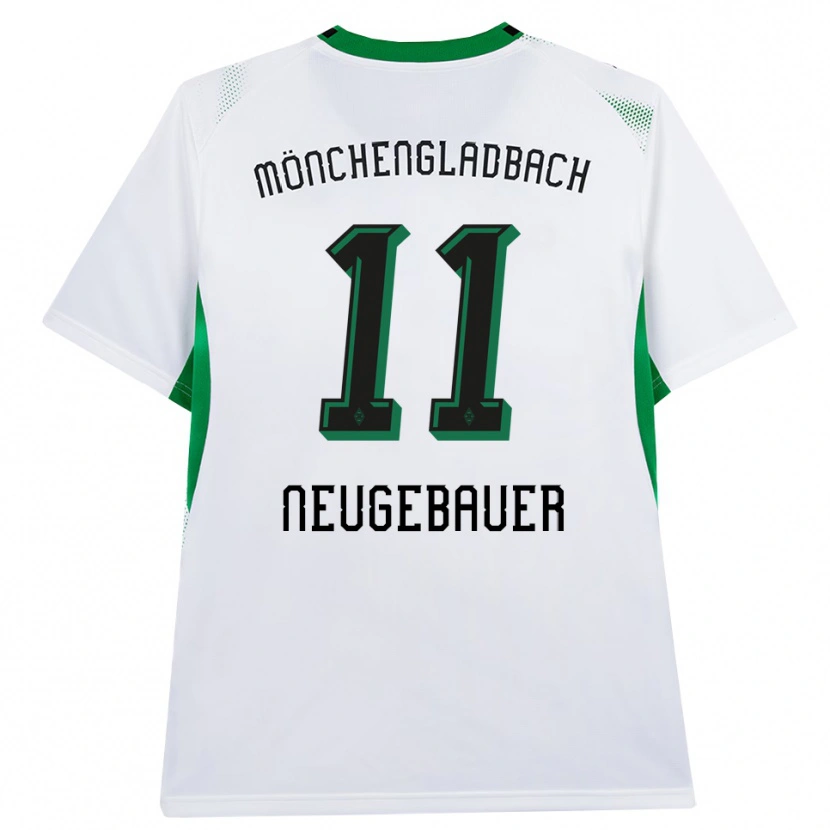Danxen Kvinder Simon Neugebauer #11 Hvid Sort Grøn Hjemmebane Spillertrøjer 2026/27 Trøje T-Shirt
