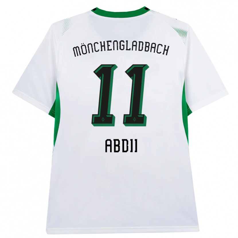 Danxen Kvinder Alina Abdii #11 Hvid Sort Grøn Hjemmebane Spillertrøjer 2026/27 Trøje T-Shirt
