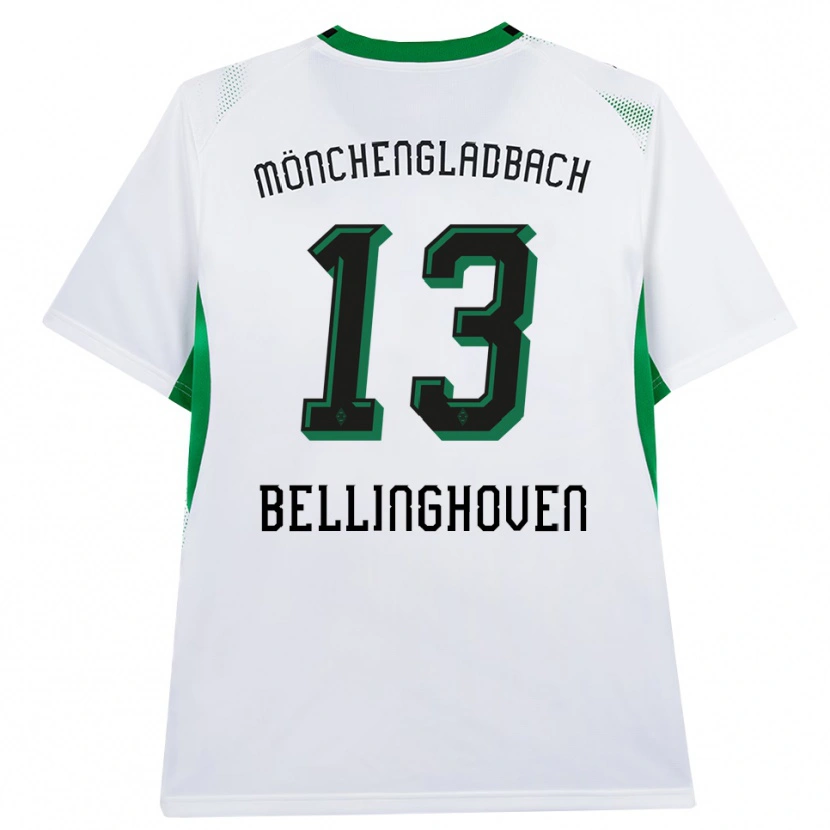 Danxen Kvinder Christina Bellinghoven #13 Hvid Sort Grøn Hjemmebane Spillertrøjer 2026/27 Trøje T-Shirt
