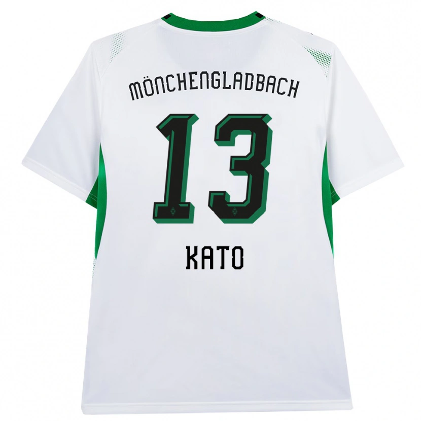 Danxen Kvinder Mizuho Kato #13 Hvid Sort Grøn Hjemmebane Spillertrøjer 2026/27 Trøje T-Shirt