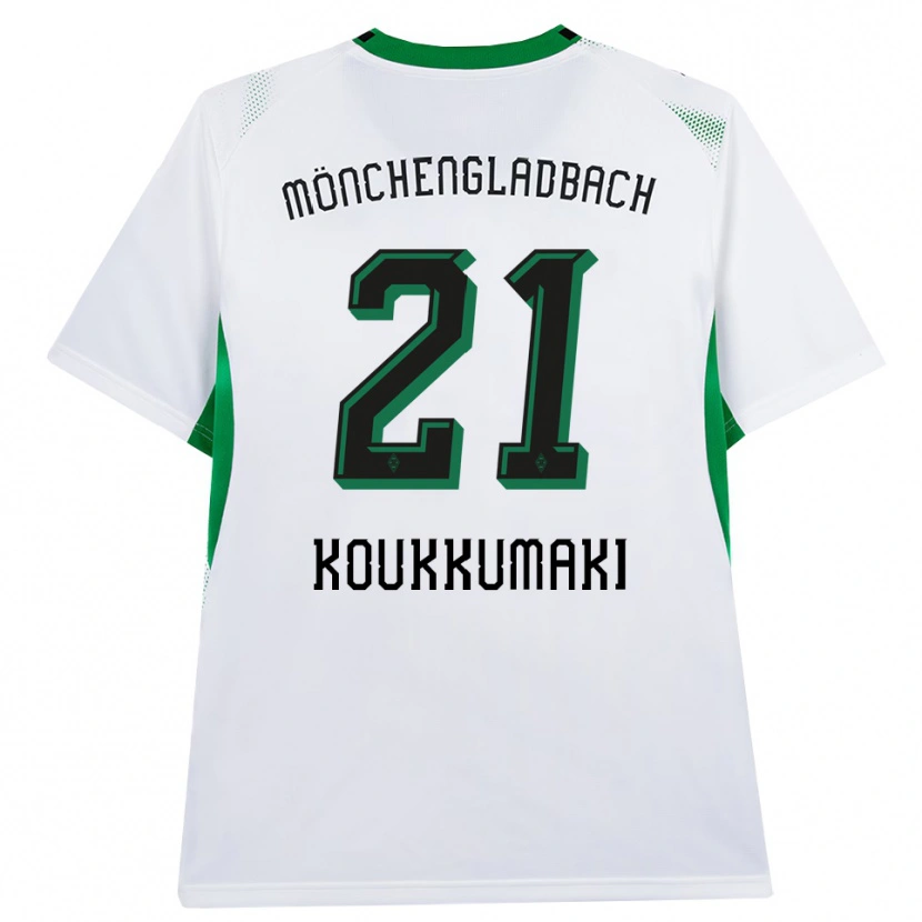 Danxen Kvinder Taavi Koukkumäki #21 Hvid Sort Grøn Hjemmebane Spillertrøjer 2026/27 Trøje T-Shirt