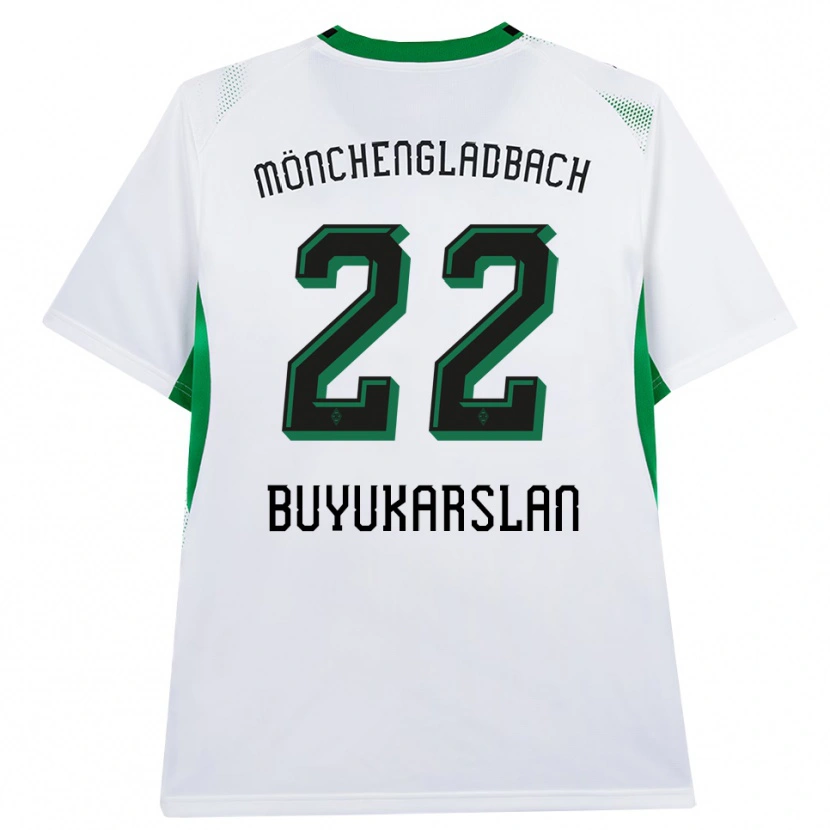 Danxen Kvinder Oguzcan Büyükarslan #22 Hvid Sort Grøn Hjemmebane Spillertrøjer 2026/27 Trøje T-Shirt