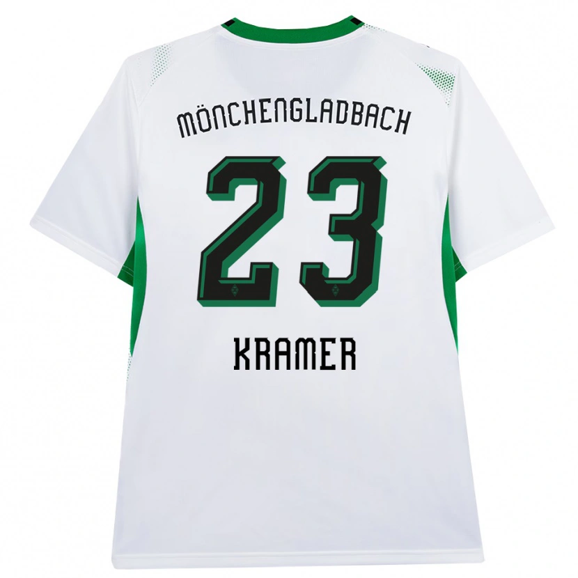 Danxen Kvinder Christoph Kramer #23 Hvid Sort Grøn Hjemmebane Spillertrøjer 2026/27 Trøje T-Shirt
