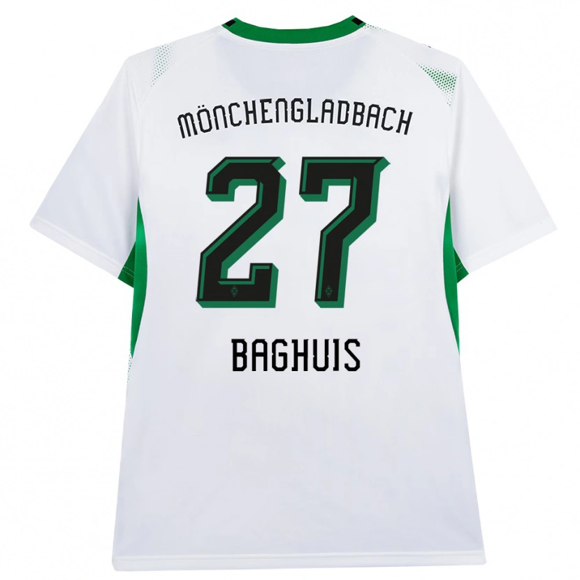 Danxen Kvinder Chantal Baghuis #27 Hvid Sort Grøn Hjemmebane Spillertrøjer 2026/27 Trøje T-Shirt