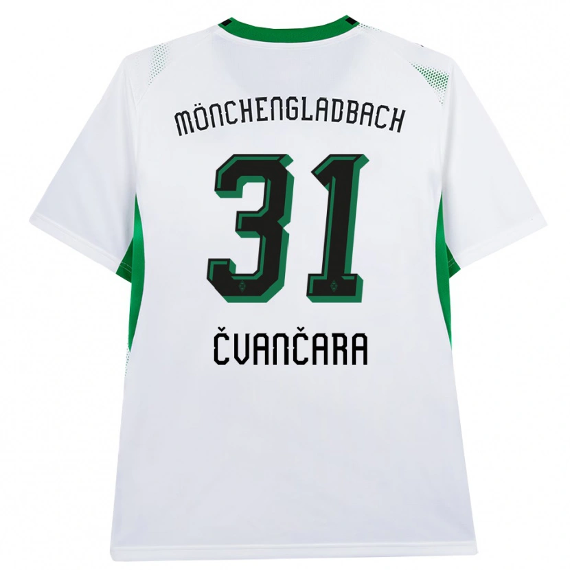 Danxen Kvinder Tomas Cvancara #31 Hvid Sort Grøn Hjemmebane Spillertrøjer 2026/27 Trøje T-Shirt