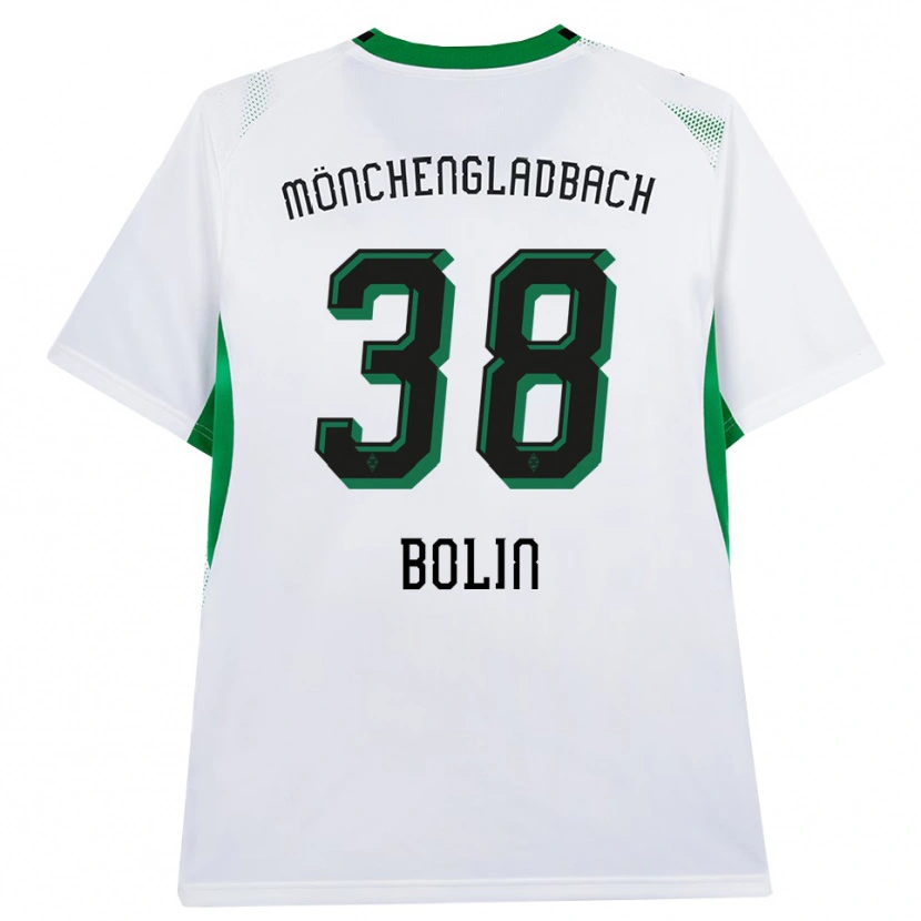 Danxen Kvinder Hugo Bolin #38 Hvid Sort Grøn Hjemmebane Spillertrøjer 2026/27 Trøje T-Shirt