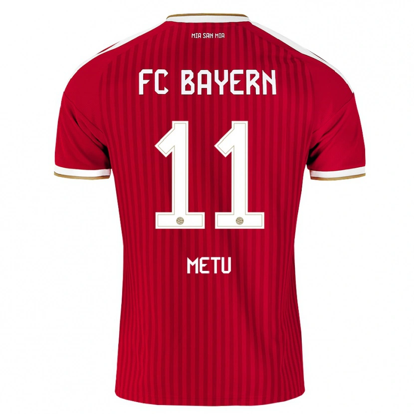 Danxen Kvinder Emilian Metu #11 Rød Hvid Blå Hjemmebane Spillertrøjer 2026/27 Trøje T-Shirt