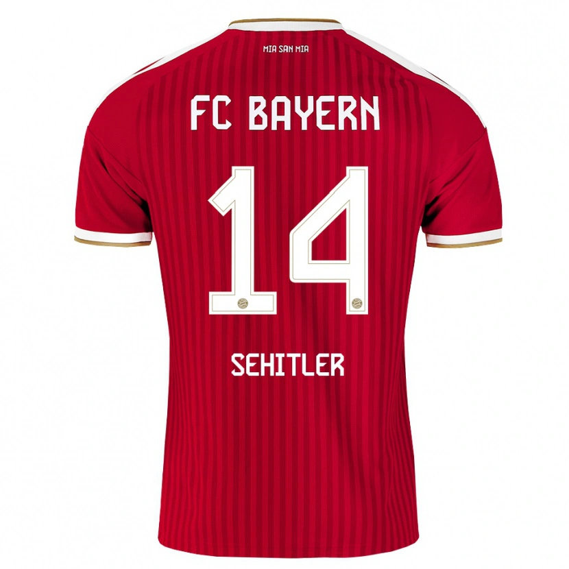Danxen Kvinder Alara Şehitler #14 Rød Hvid Blå Hjemmebane Spillertrøjer 2026/27 Trøje T-Shirt