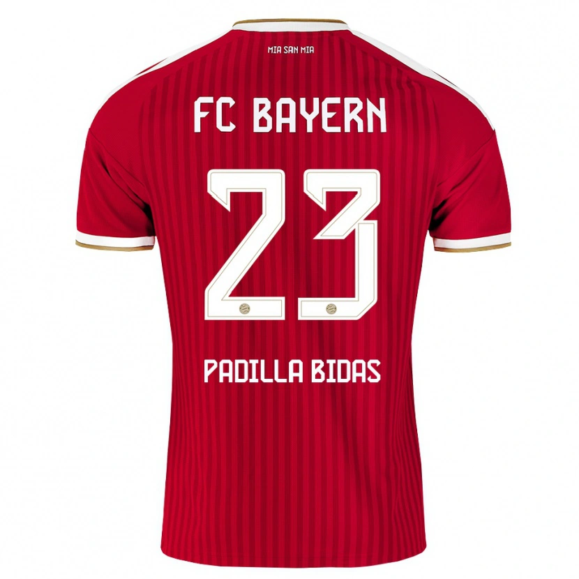Danxen Kvinder Natalia Padilla #23 Rød Hvid Blå Hjemmebane Spillertrøjer 2026/27 Trøje T-Shirt