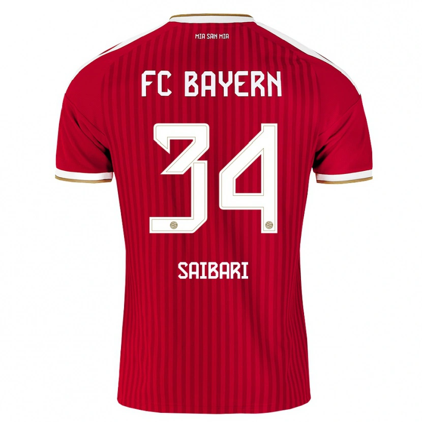 Danxen Kvinder Ismael Saibari #34 Rød Hvid Blå Hjemmebane Spillertrøjer 2026/27 Trøje T-Shirt