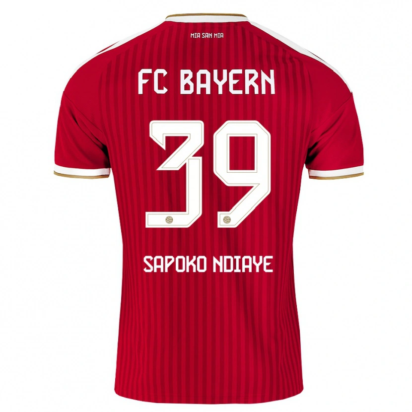 Danxen Kvinder Bara Sapoko Ndiaye #39 Rød Hvid Blå Hjemmebane Spillertrøjer 2026/27 Trøje T-Shirt