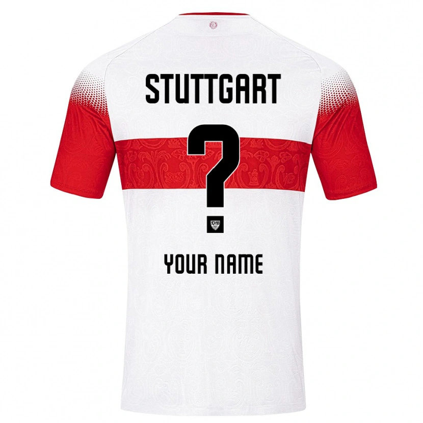 Danxen Kvinder Dit Navn #0 Hvid Rød Gul Hjemmebane Spillertrøjer 2026/27 Trøje T-Shirt