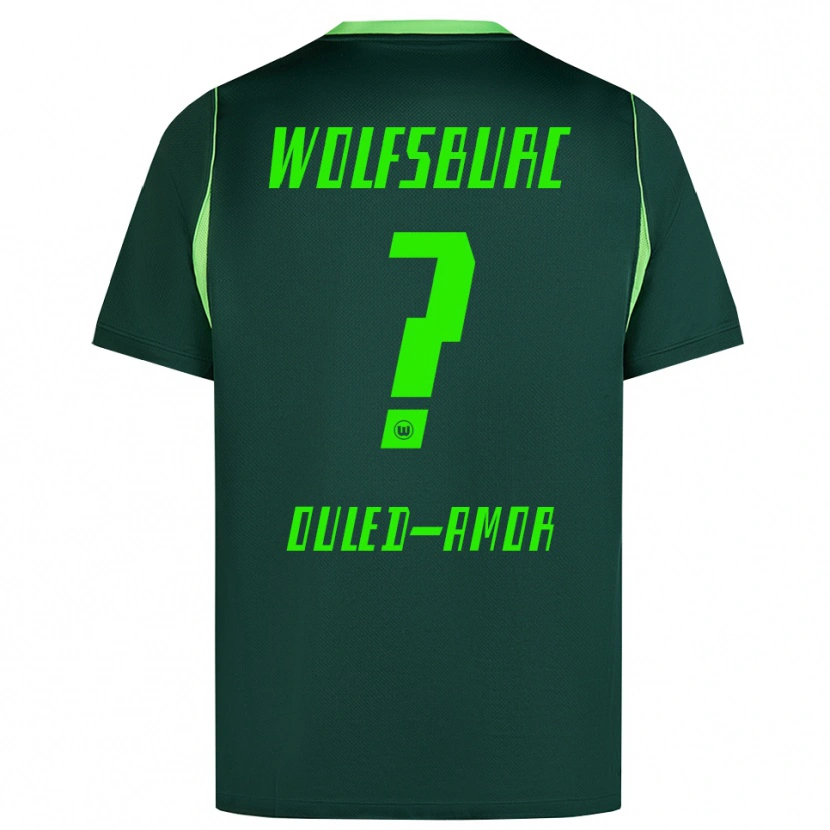 Danxen Kvinder Ghassan Ouled-Amor #0 Mørkegrøn Hvid Hjemmebane Spillertrøjer 2026/27 Trøje T-Shirt