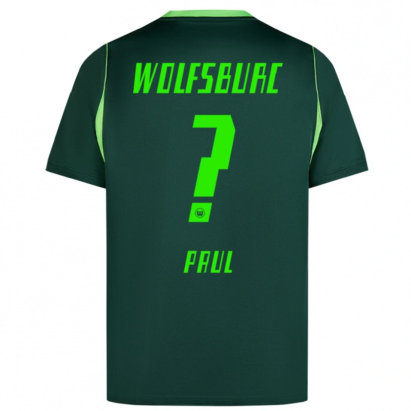 Danxen Kvinder Anton Paul #0 Mørkegrøn Hvid Hjemmebane Spillertrøjer 2026/27 Trøje T-Shirt