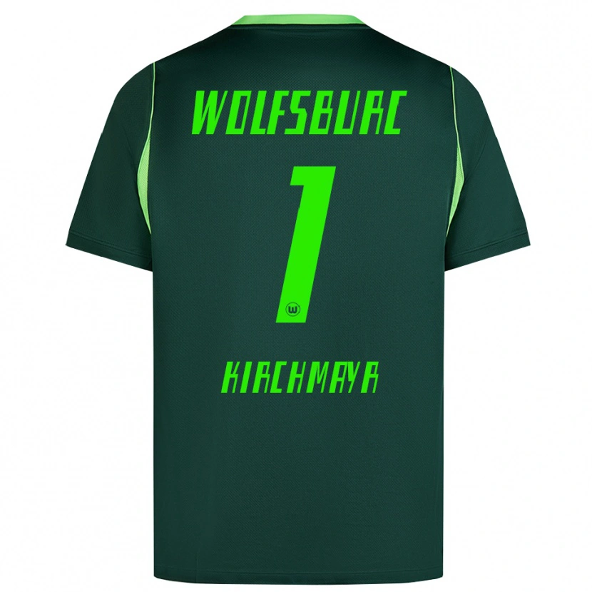 Danxen Kvinder Juri Kirchmayr #1 Mørkegrøn Hvid Hjemmebane Spillertrøjer 2026/27 Trøje T-Shirt