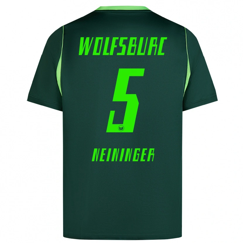 Danxen Kvinder Tim Neininger #5 Mørkegrøn Hvid Hjemmebane Spillertrøjer 2026/27 Trøje T-Shirt