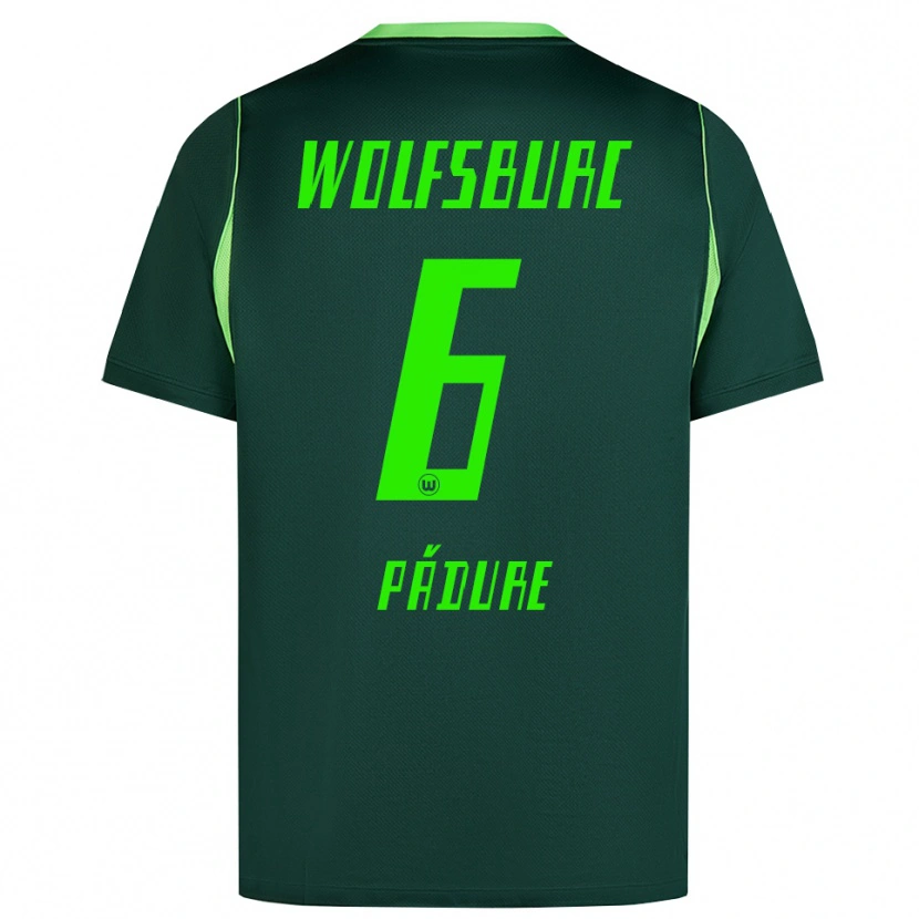 Danxen Kvinder Matei Pădure #6 Mørkegrøn Hvid Hjemmebane Spillertrøjer 2026/27 Trøje T-Shirt