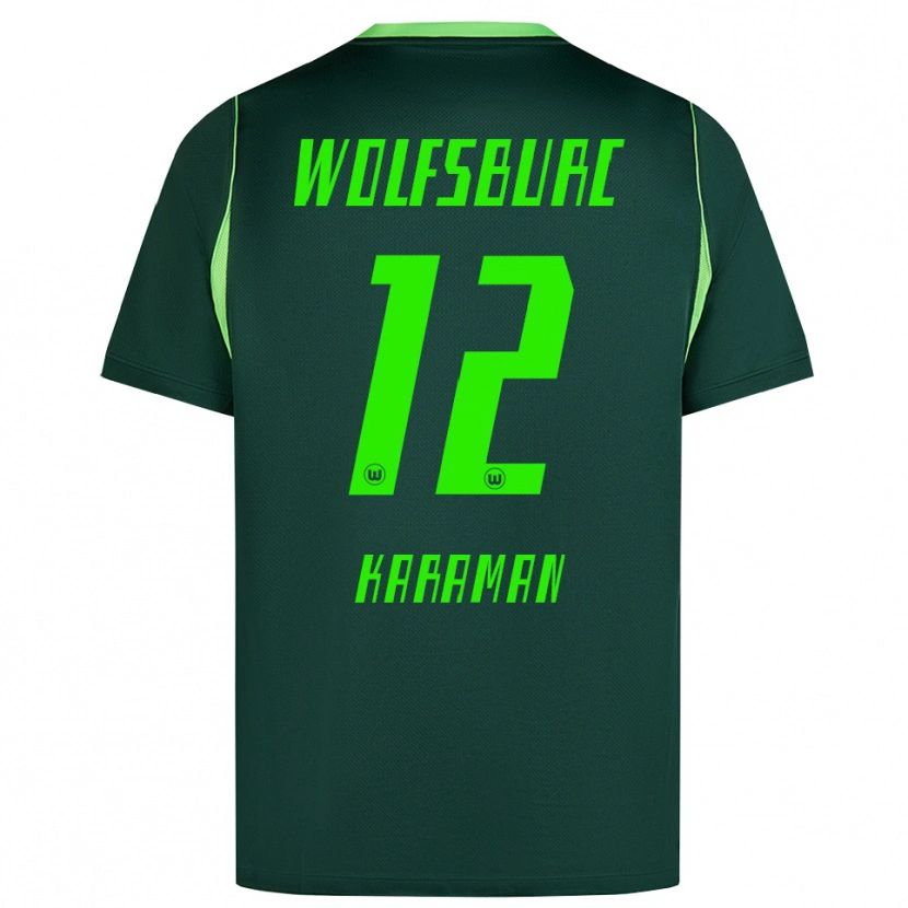 Danxen Kvinder Tarik Karaman #12 Mørkegrøn Hvid Hjemmebane Spillertrøjer 2026/27 Trøje T-Shirt