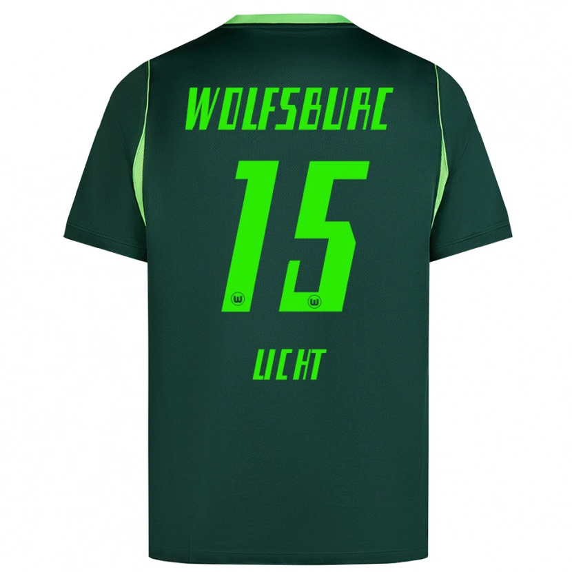 Danxen Kvinder Philipp Licht #15 Mørkegrøn Hvid Hjemmebane Spillertrøjer 2026/27 Trøje T-Shirt