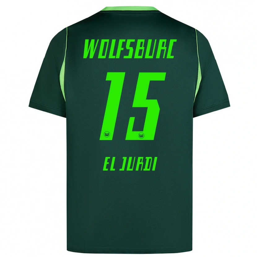 Danxen Kvinder Joud El Jurdi #15 Mørkegrøn Hvid Hjemmebane Spillertrøjer 2026/27 Trøje T-Shirt