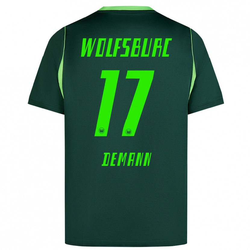 Danxen Kvinder Kristin Demann #17 Mørkegrøn Hvid Hjemmebane Spillertrøjer 2026/27 Trøje T-Shirt