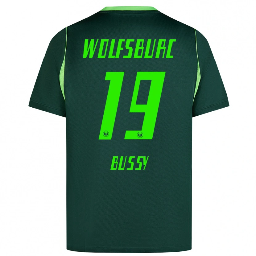 Danxen Kvinder Kessya Bussy #19 Mørkegrøn Hvid Hjemmebane Spillertrøjer 2026/27 Trøje T-Shirt