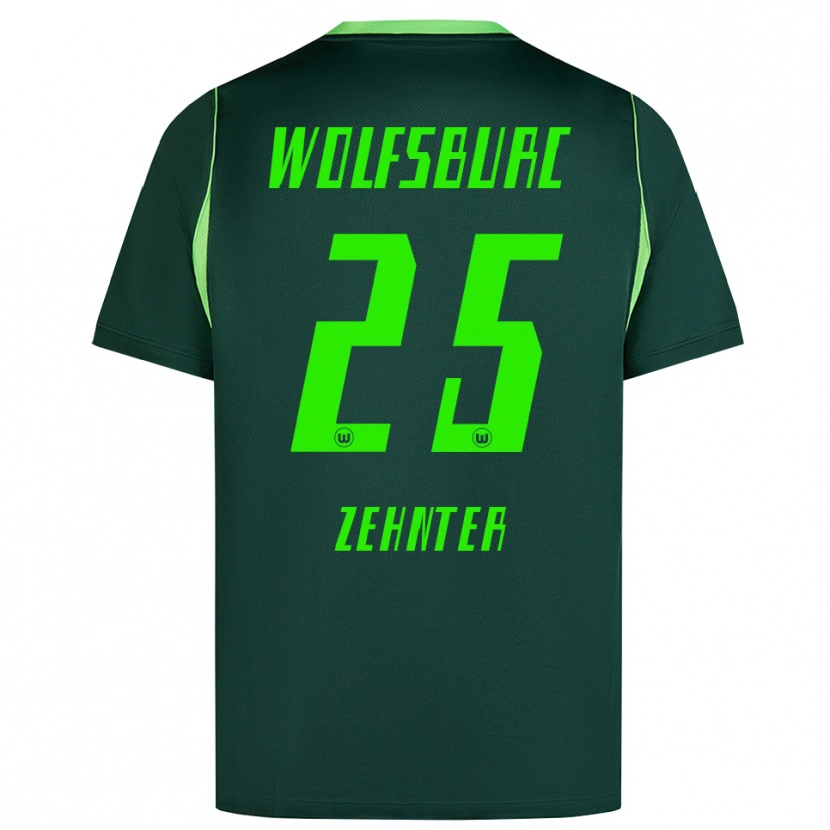 Danxen Kvinder Aaron Zehnter #25 Mørkegrøn Hvid Hjemmebane Spillertrøjer 2026/27 Trøje T-Shirt