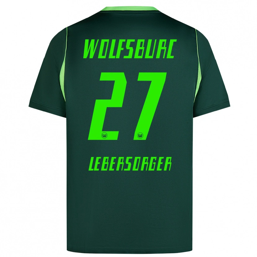 Danxen Kvinder Kevin Lebersorger #27 Mørkegrøn Hvid Hjemmebane Spillertrøjer 2026/27 Trøje T-Shirt