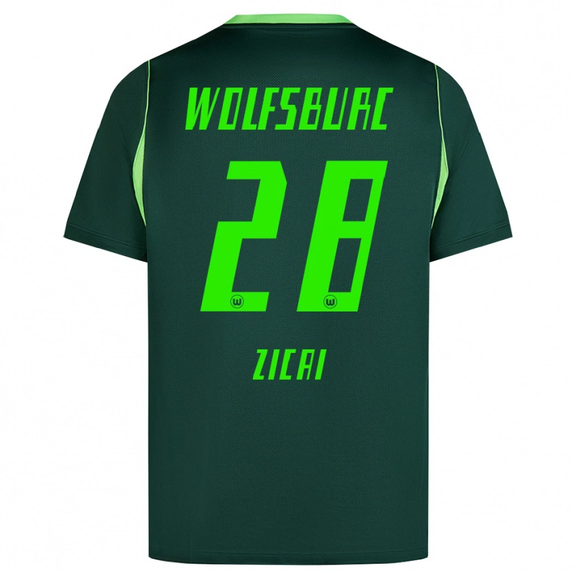 Danxen Kvinder Cora Zicai #28 Mørkegrøn Hvid Hjemmebane Spillertrøjer 2026/27 Trøje T-Shirt