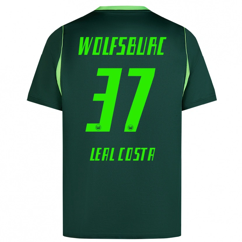 Danxen Kvinder David Leal Costa #37 Mørkegrøn Hvid Hjemmebane Spillertrøjer 2026/27 Trøje T-Shirt
