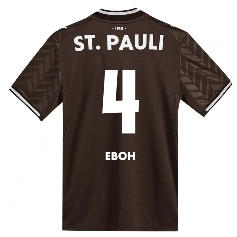 Danxen Kvinder Emmanuel Eboh #4 Cafe Hvid Hjemmebane Spillertrøjer 2026/27 Trøje T-Shirt