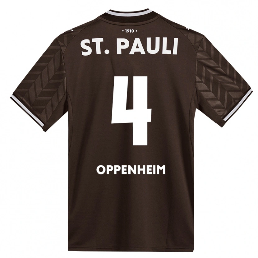 Danxen Kvinder Merle Oppenheim #4 Cafe Hvid Hjemmebane Spillertrøjer 2026/27 Trøje T-Shirt