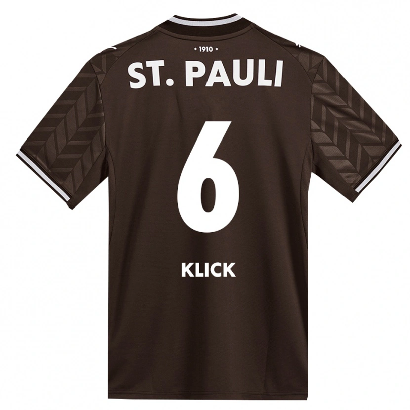 Danxen Kvinder Arvid Klick #6 Cafe Hvid Hjemmebane Spillertrøjer 2026/27 Trøje T-Shirt