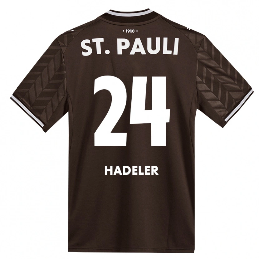 Danxen Kvinder Jonathan Hadeler #24 Cafe Hvid Hjemmebane Spillertrøjer 2026/27 Trøje T-Shirt