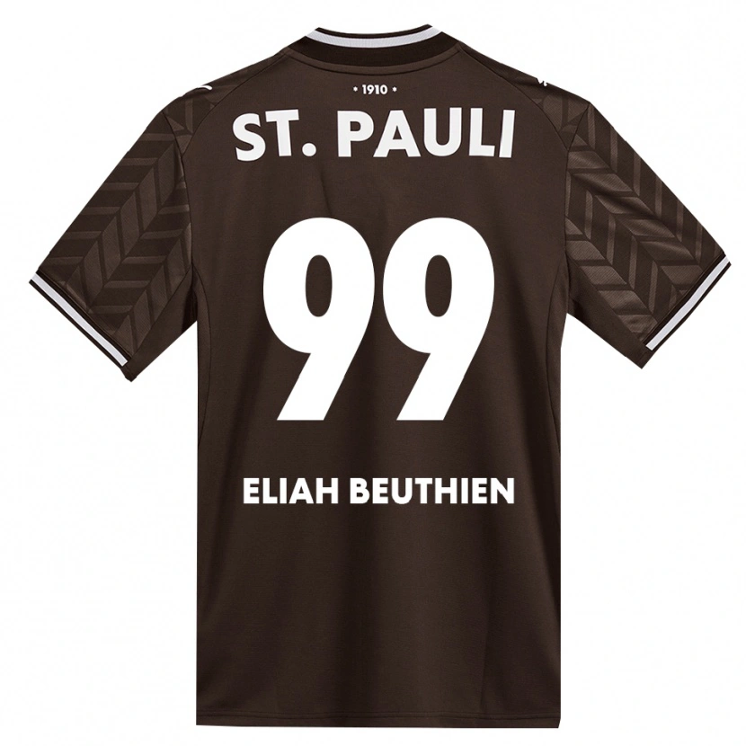 Danxen Kvinder Jaron Eliah Beuthien #99 Cafe Hvid Hjemmebane Spillertrøjer 2026/27 Trøje T-Shirt