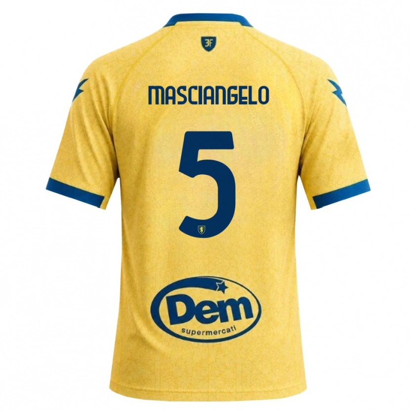Danxen Kvinder Edoardo Masciangelo #5 Khaki Sort Blå Hjemmebane Spillertrøjer 2026/27 Trøje T-Shirt