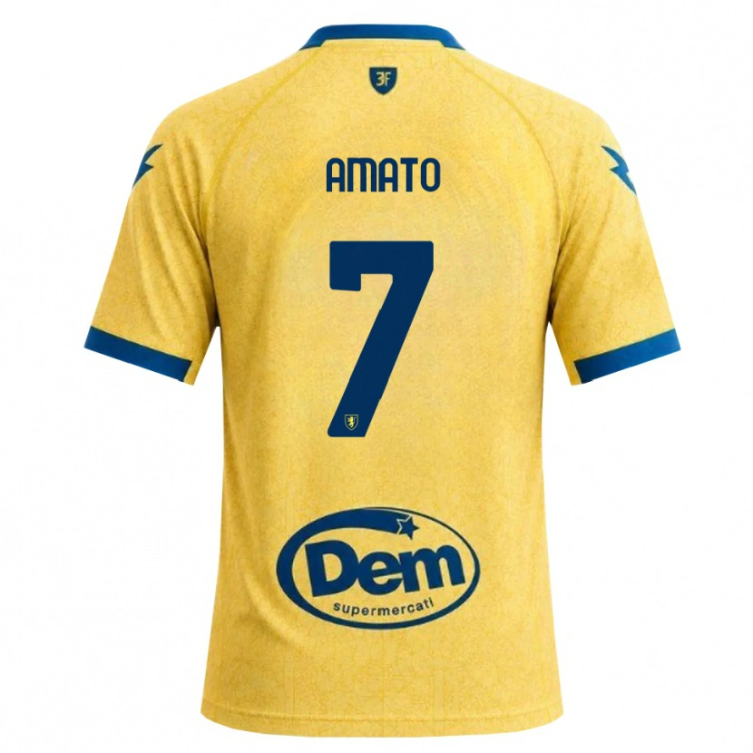 Danxen Kvinder Leonardo Amato #7 Khaki Sort Blå Hjemmebane Spillertrøjer 2026/27 Trøje T-Shirt