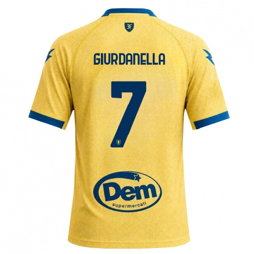 Danxen Kvinder Lorenzo Giurdanella #7 Khaki Sort Blå Hjemmebane Spillertrøjer 2026/27 Trøje T-Shirt