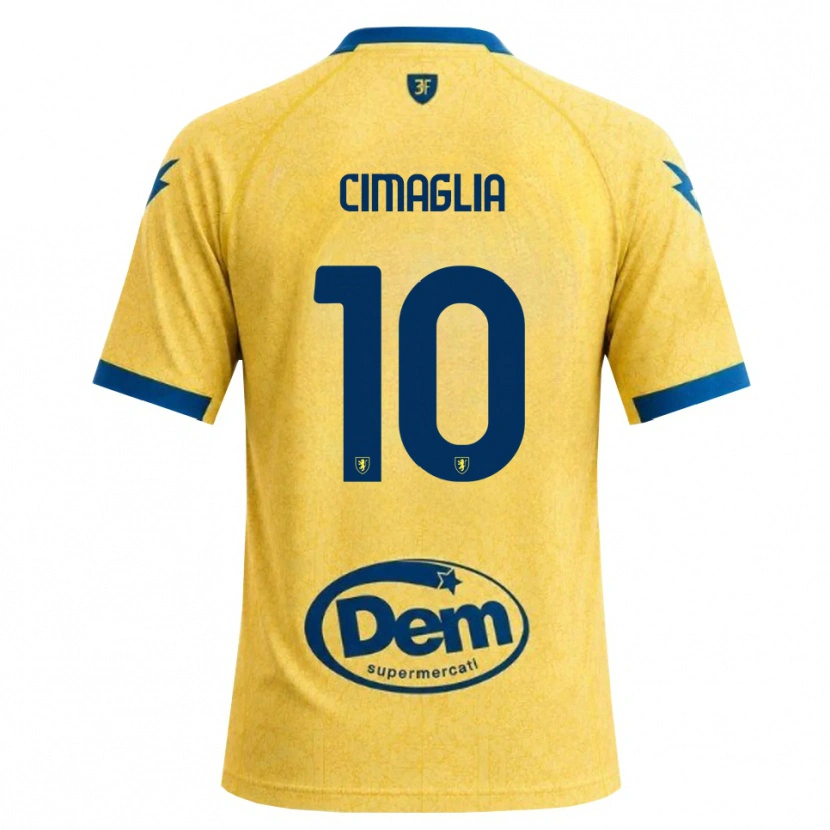 Danxen Kvinder Marco Cimaglia #10 Khaki Sort Blå Hjemmebane Spillertrøjer 2026/27 Trøje T-Shirt